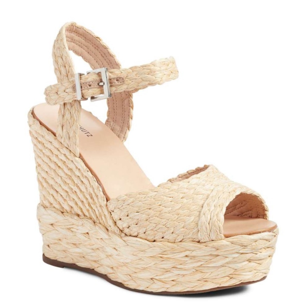 NIB Schutz Belatrix Platform Wedge Sandal
